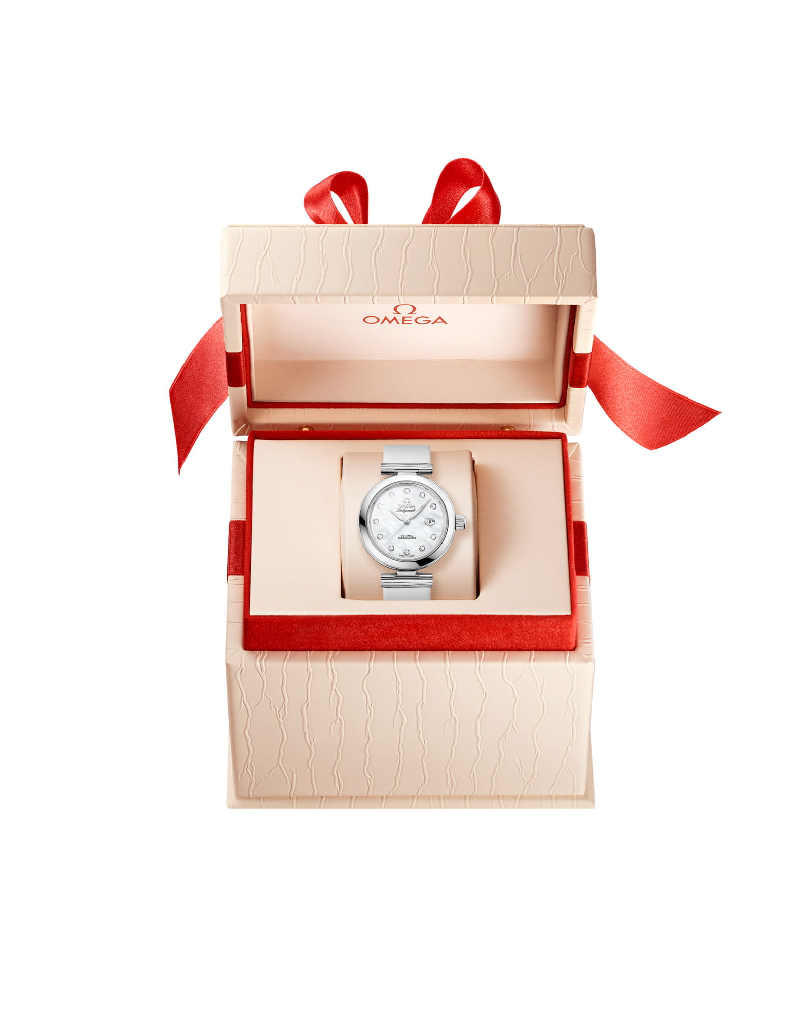 Omega Omega De Ville Ladymatic 425.32.34.20.55.002  Ladymatic, наручные женские часы фото под углом