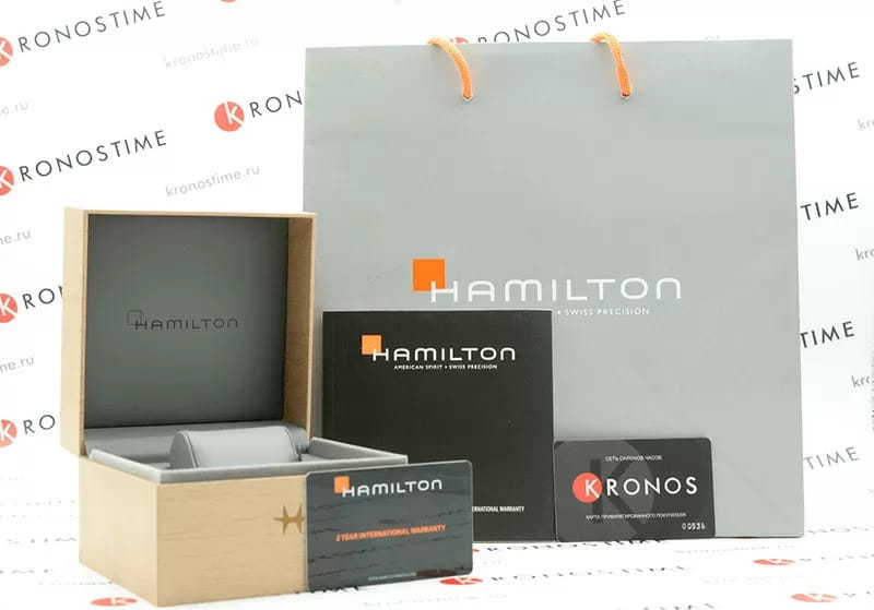 Hamilton H42245191 женские часы застежка крупным планом