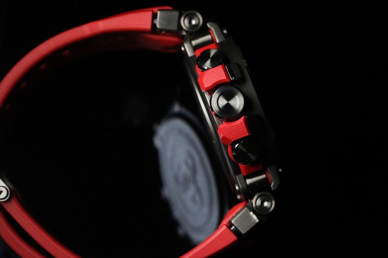 Casio Casio G-Shock Premium MTG-B1000B-1A4 электронные мужские часы часы крупный план черный циферблата