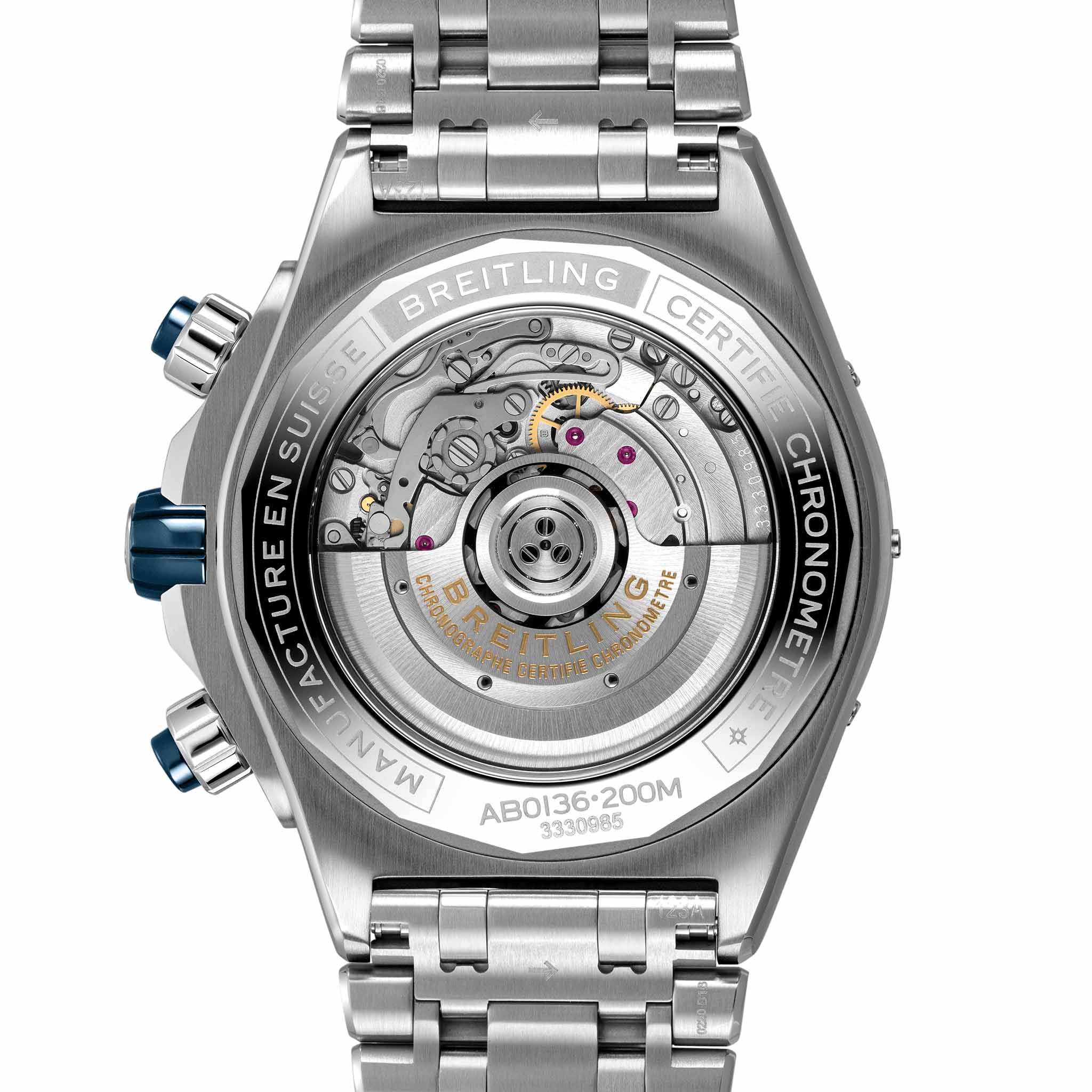 Оригинальные часы Breitling Breitling Super Chronomat B01 44 AB0136161C1A1 механические калибр механизма мануфактурный механизм breitling caliber b01 общий вид