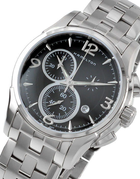 Hamilton Hamilton Jazzmaster Chrono Quartz H32612135  — детали корпуса и нержавеющая сталь