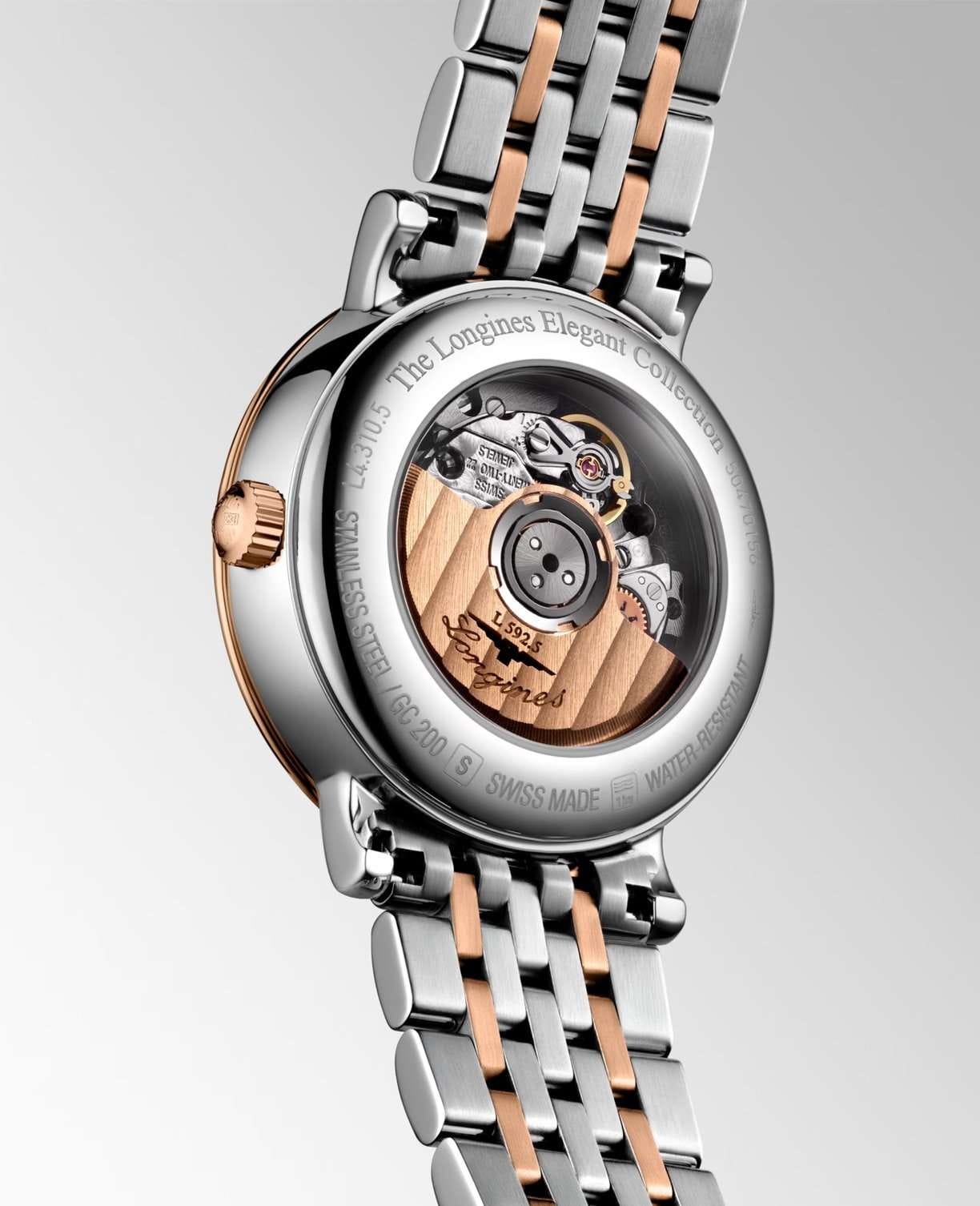 Longines Longines Elegance Elegant Collection L4.310.5.80.7 , наручные женские часы фото под углом