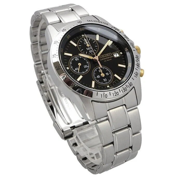Seiko Seiko Spirit Chronograph SBTQ043 , наручные мужские часы фото под углом