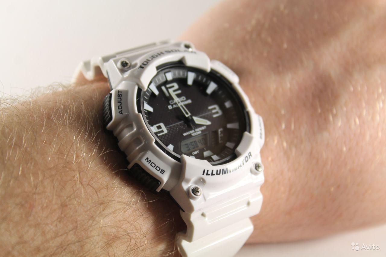 Casio Casio AQ-S810WC-7A япония наручные мужские часы заводная головка с логотипом Casio