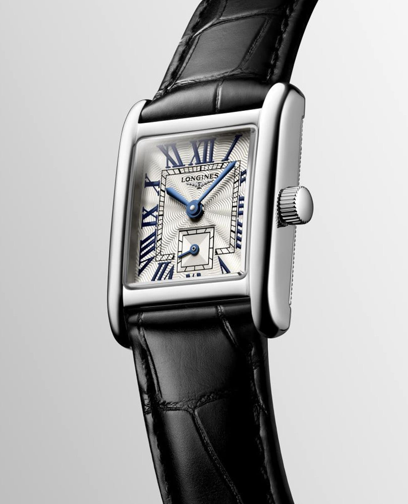 Longines Longines DolceVita L5.200.4.71.2, dolcevita швейцария женские часы на браслете кожаный боковой вид