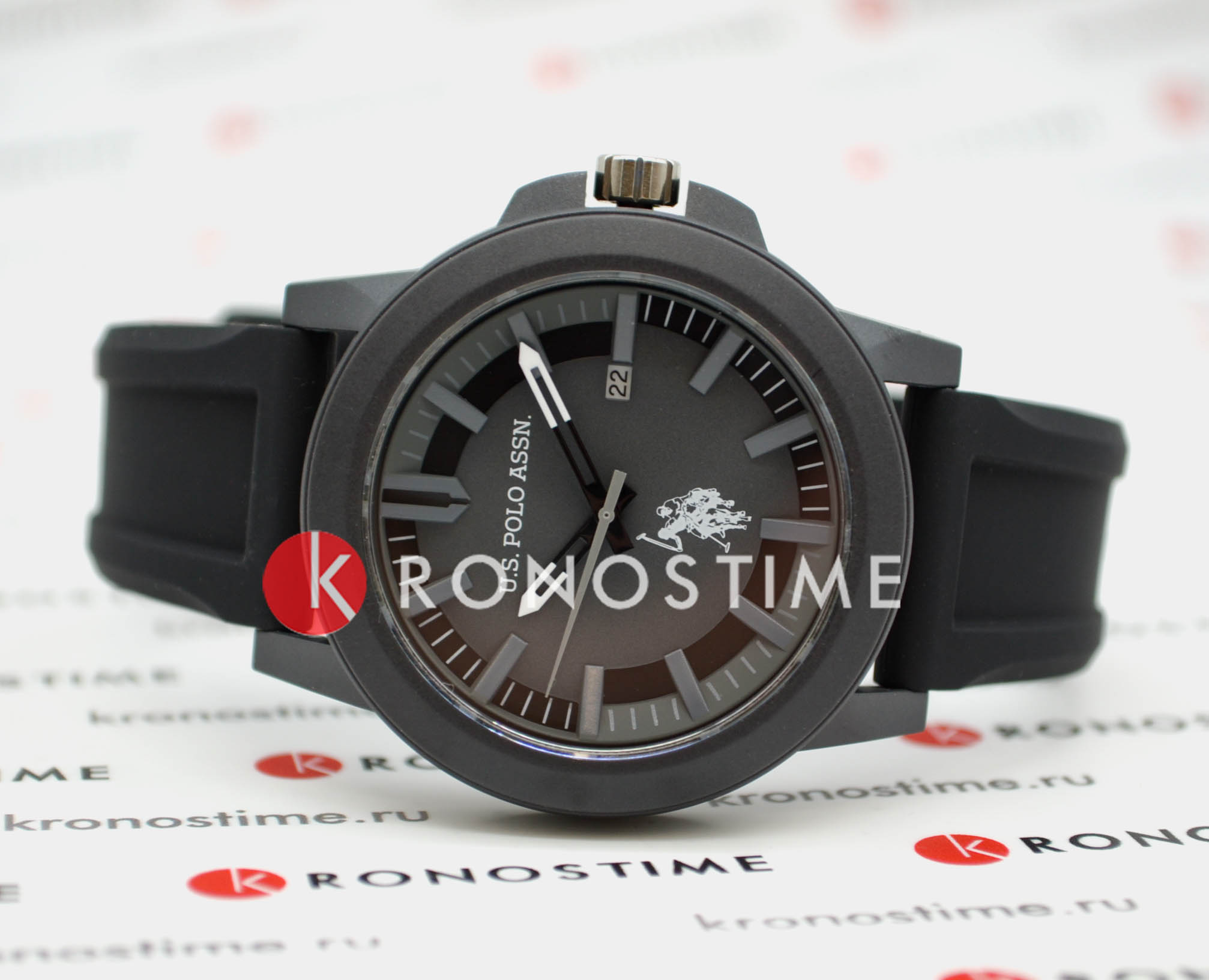 U.S. Polo Assn. U.S. Polo Assn. Yard USPA1029-01 мужские часы черный циферблат на запястье