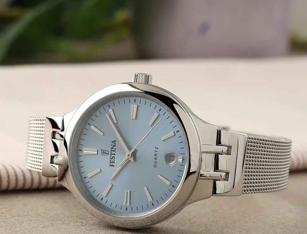 Festina Festina Mademoiselle F20712/2,  испания женские часы на браслете нержавеющая сталь 316l боковой вид