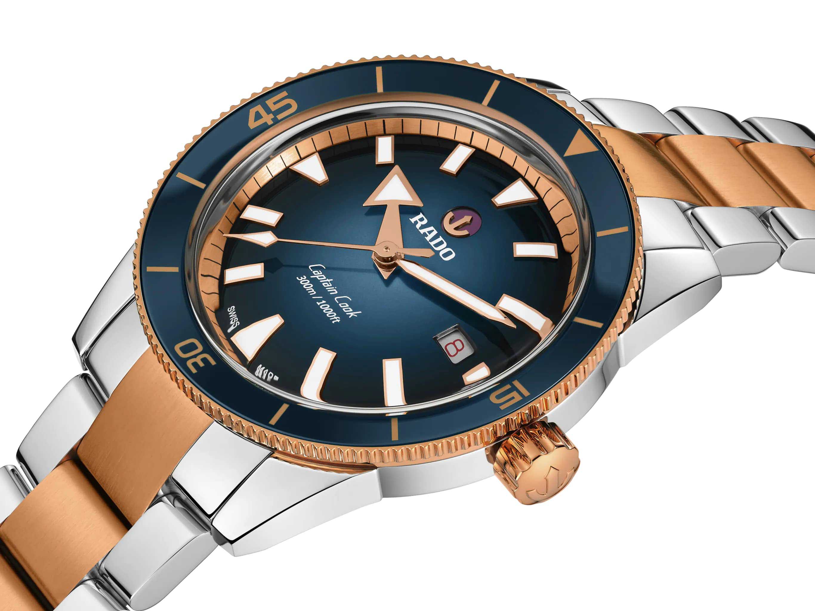 Rado Rado Captain Cook Automatic R32137203 Automatic, наручные мужские часы фото под углом