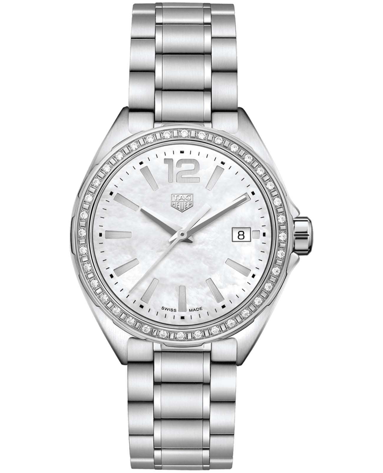 TAG Heuer TAG Heuer Formula 1 WBJ131A.BA0666  WBJ131A.BA0666 кварцевые женские часы перламутровый циферблат, браслет нержавеющая сталь — вид спереди