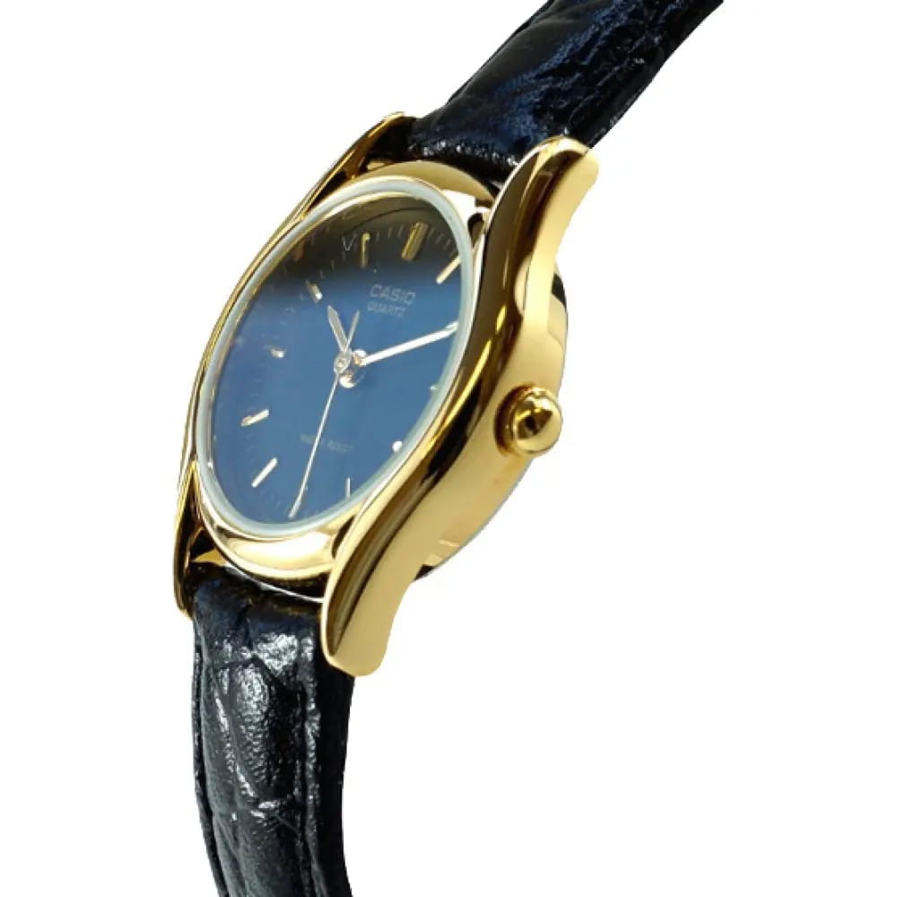 Casio Casio Collection LTP-1094Q-1A, ltp япония женские часы на браслете кожаный боковой вид