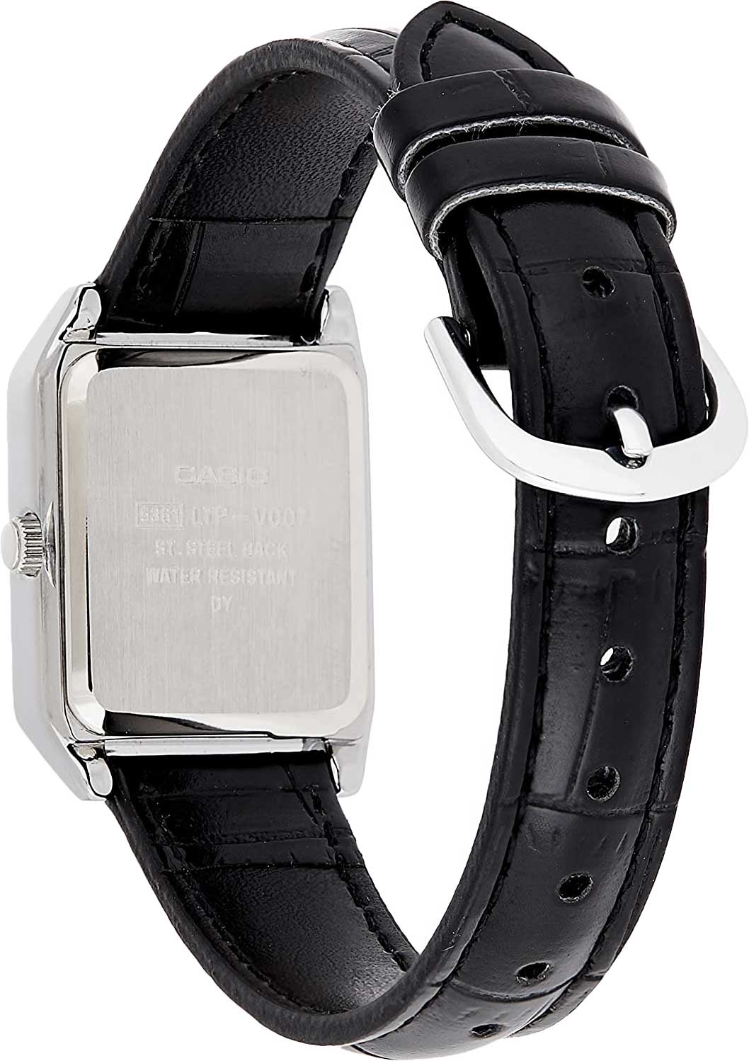 Casio Casio Collection LTP-V007L-1B, ltp япония женские часы на браслете кожаный боковой вид
