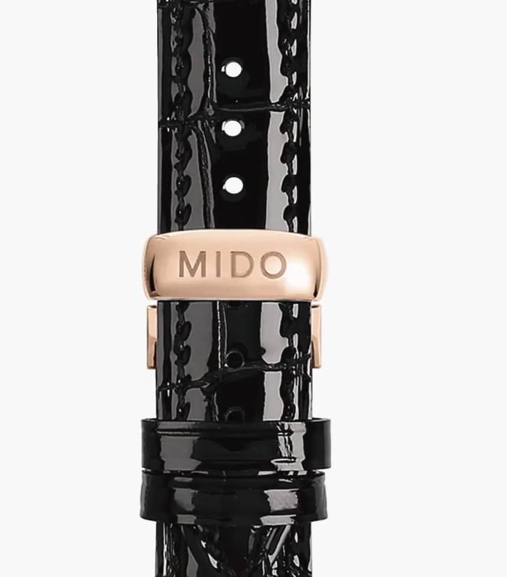Mido M0072073603600 женские часы застежка крупным планом