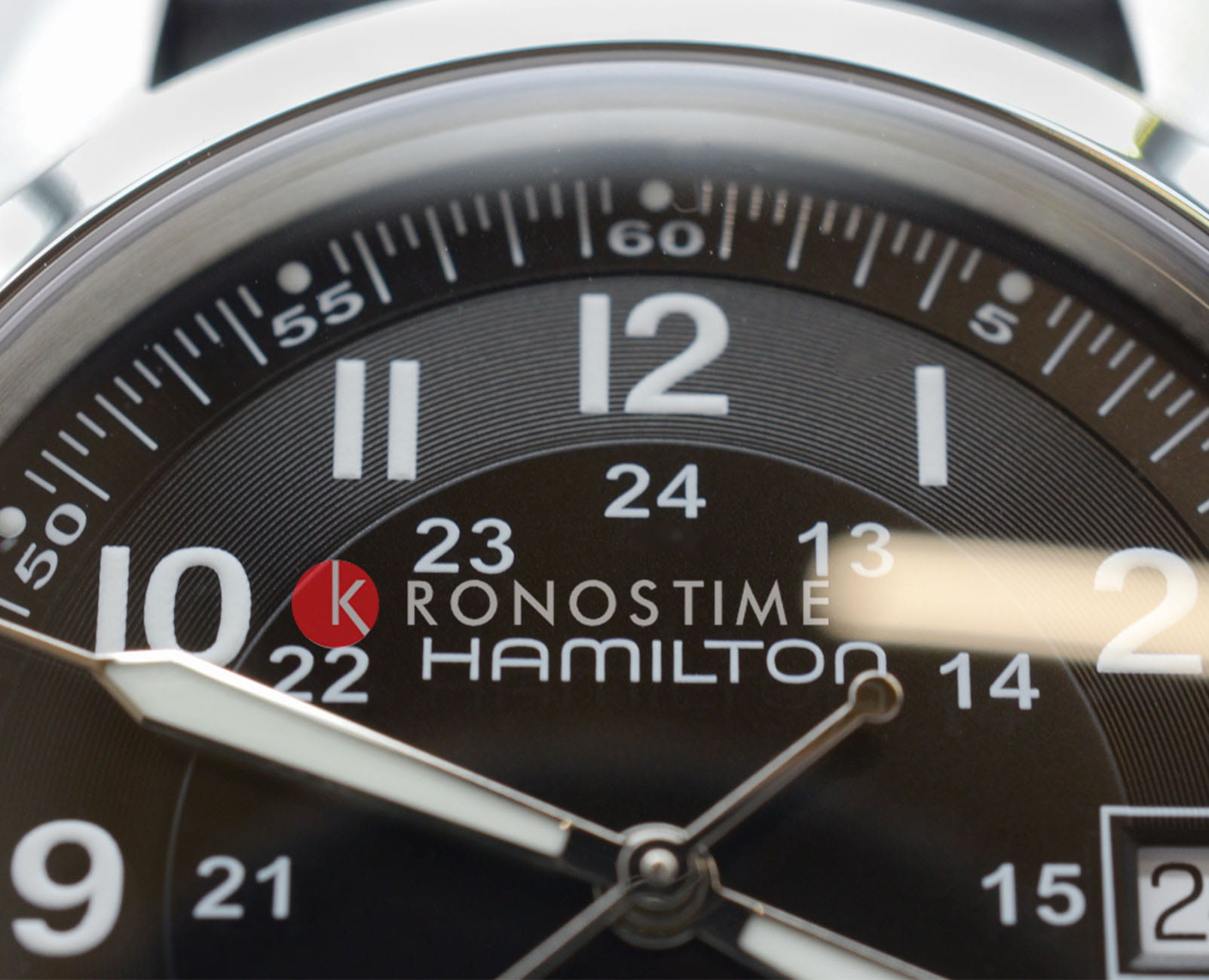 Hamilton Hamilton Khaki Field Auto H70455733, khaki field швейцария мужские часы на браслете кожаный боковой вид