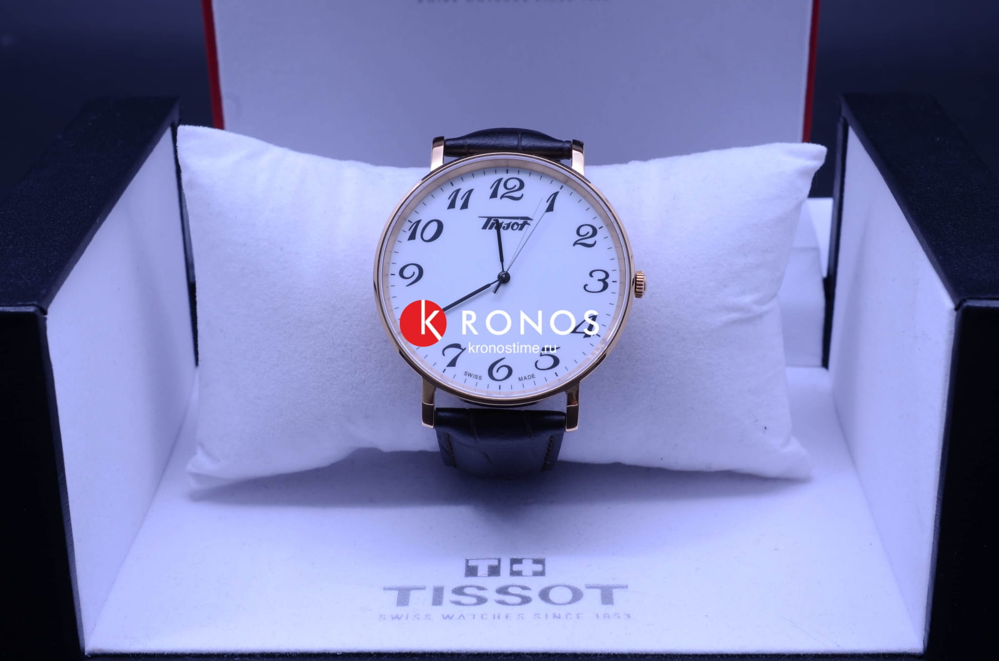 Tissot Tissot Everytime Large T109.610.36.012.01, t-classic швейцария мужские часы на браслете кожаный боковой вид