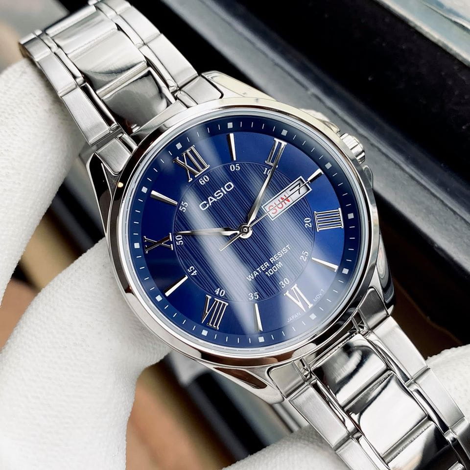 Casio Casio Collection MTP-1384D-2AVDF (MTP-1384D-2A) MTP-1384D-2A оригинальные мужские часы в комплекте с коробкой