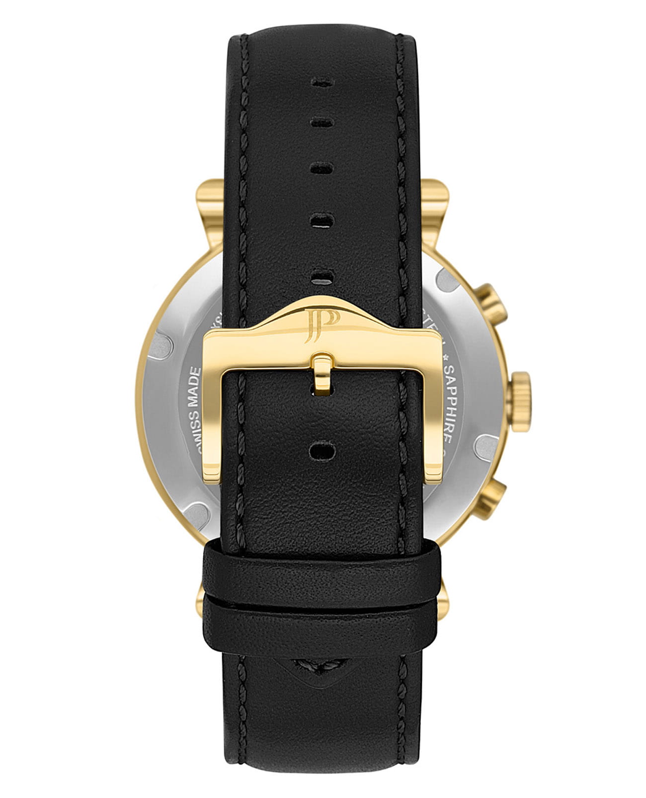 Jacques Philippe Jacques Philippe Vintage JPQGC192111,  швейцария мужские часы на браслете кожаный боковой вид