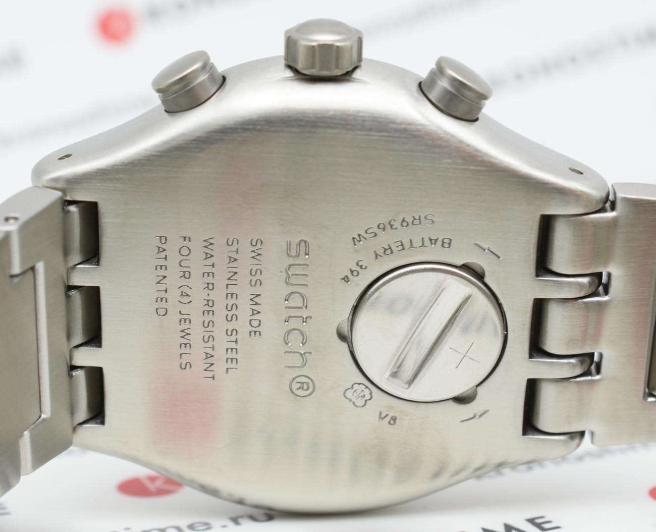 Оригинальные часы Swatch Swatch I New Chrono YVS495G кварцевые калибр механизма  общий вид