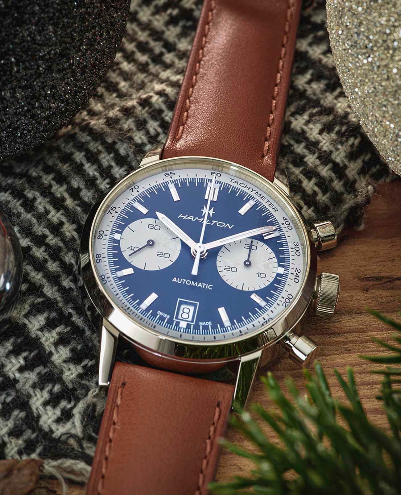 Hamilton Hamilton American Classic Intra-Matic Auto Chrono H38416541 H38416541 оригинальные мужские часы в комплекте с коробкой