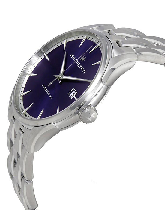 Оригинальные часы Hamilton Hamilton Jazzmaster Gent Quartz H32451141 кварцевые калибр механизма f06.111 общий вид