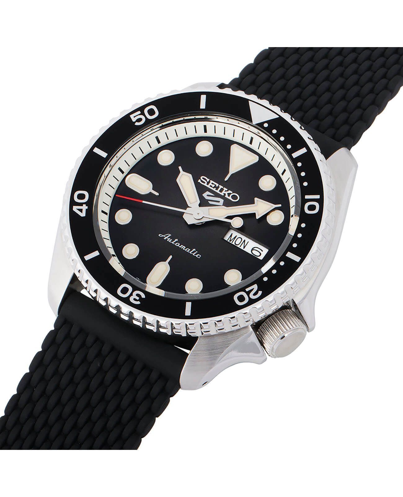 Seiko SRPD73K2 мужские часы застежка крупным планом