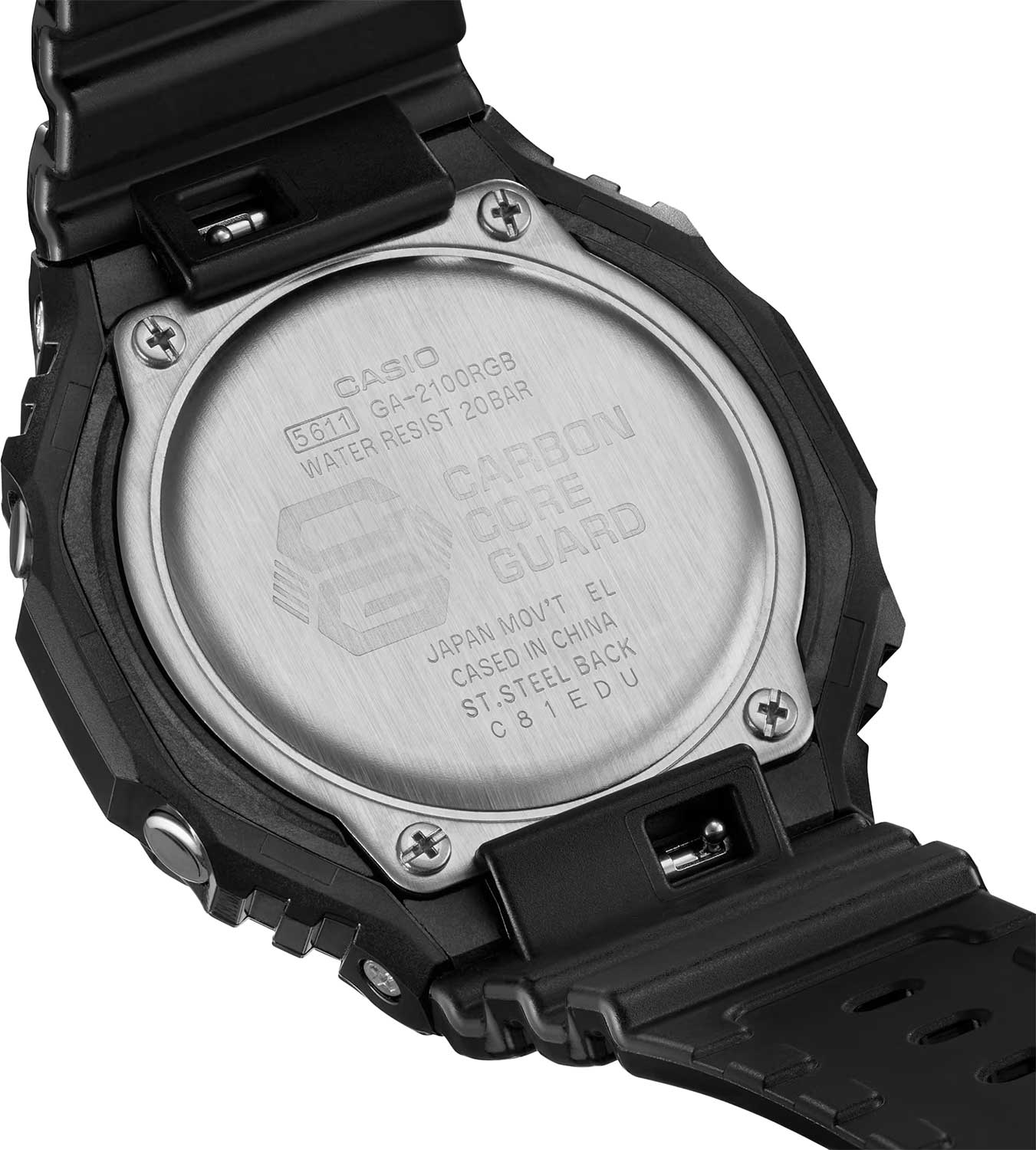Casio Casio G-Shock GA-2100RGB-1ADR (GA-2100RGB-1A) мужские часы цветной циферблат на запястье