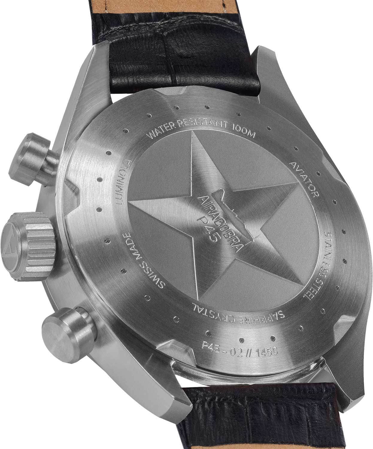 Aviator Aviator Airacobra V.2.25.0.169.4 швейцария наручные мужские часы заводная головка с логотипом Aviator