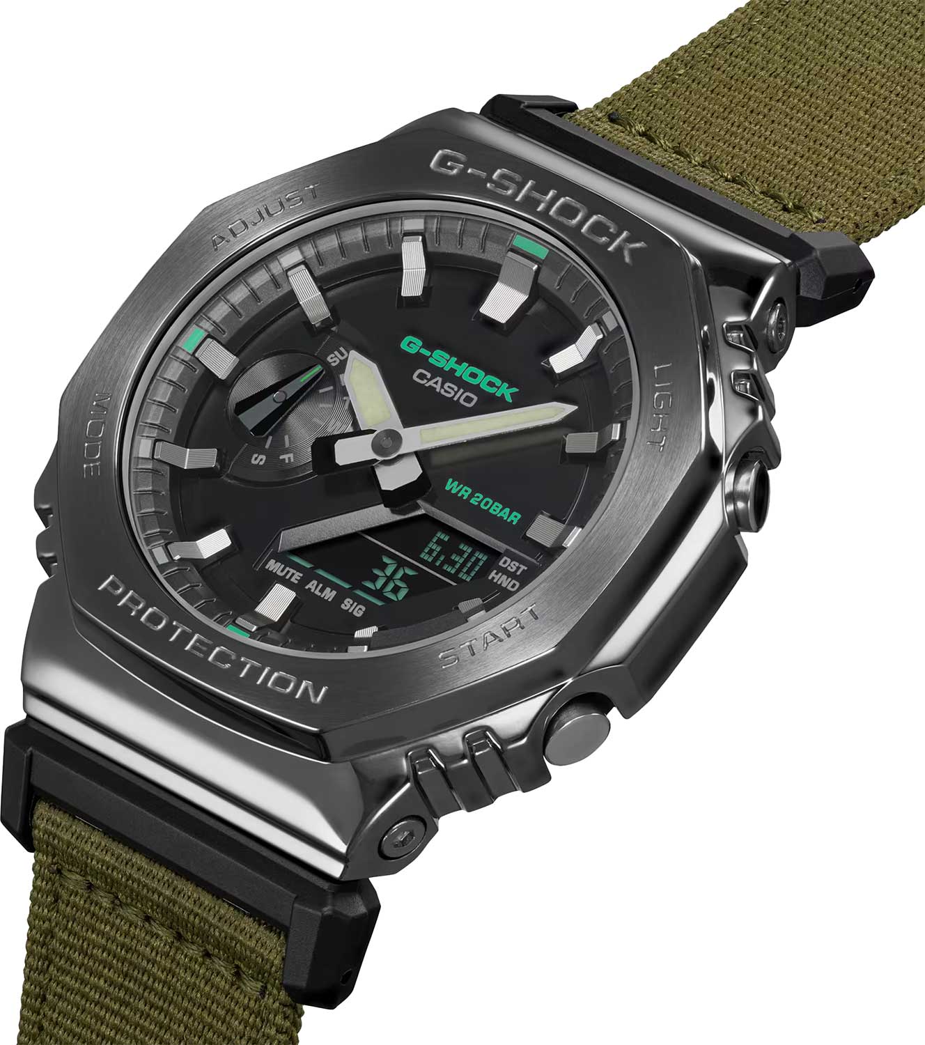 Оригинальные часы Casio Casio G-Shock GM-2100CB-3ADR (GM-2100CB-3AER) электронные калибр механизма  общий вид