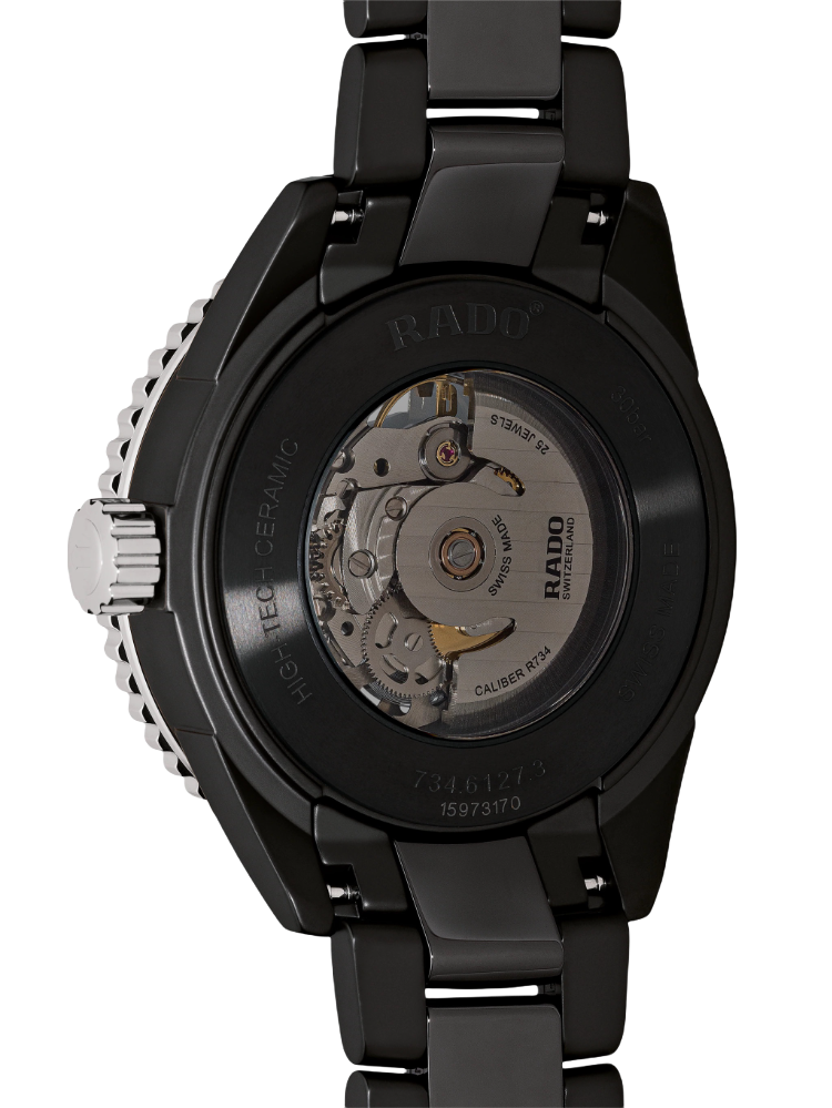 Rado Rado Captain Cook High-Tech Ceramic R32127152 Automatic, наручные мужские часы фото под углом