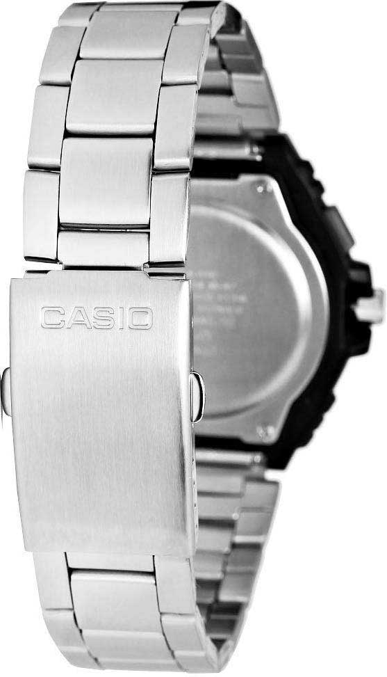 Casio Casio Collection MWA-100HD-2A,  япония мужские часы на браслете нержавеющая сталь боковой вид