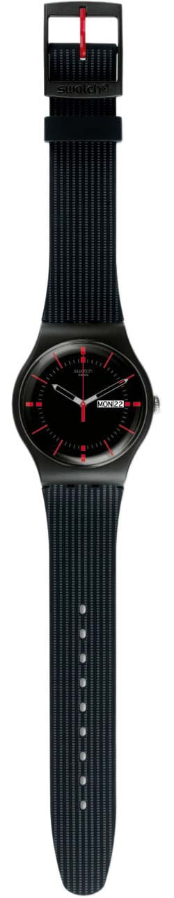 Swatch Swatch New Gent SUOB714 мужские часы черный циферблат на запястье