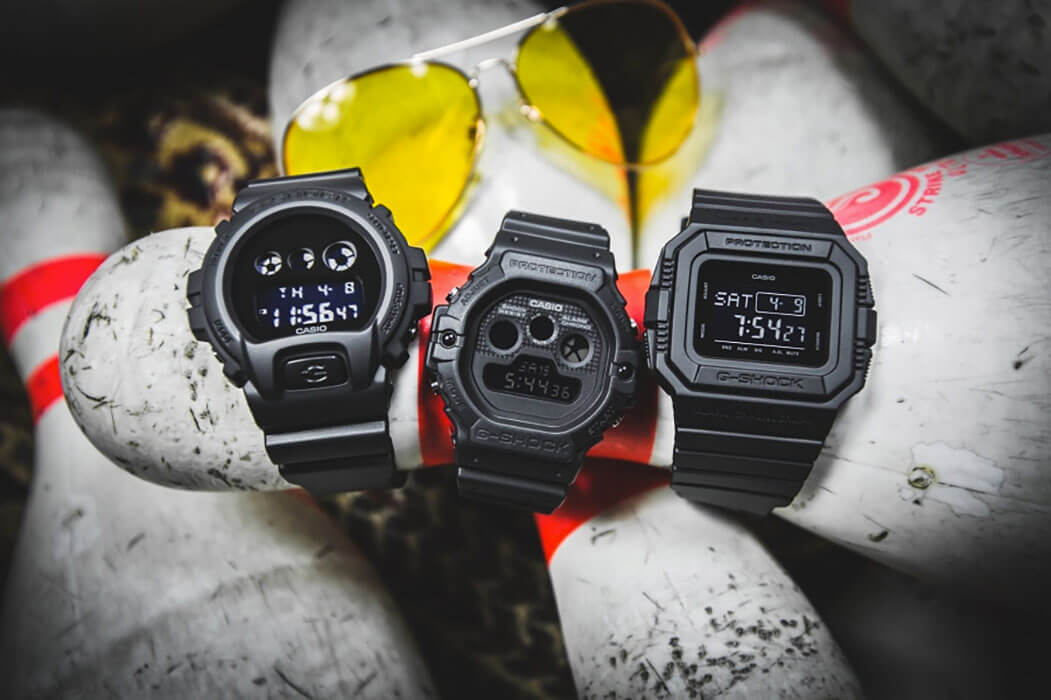 Casio Casio G-Shock DW-D5500BB-1 g-shock с черный ремешком