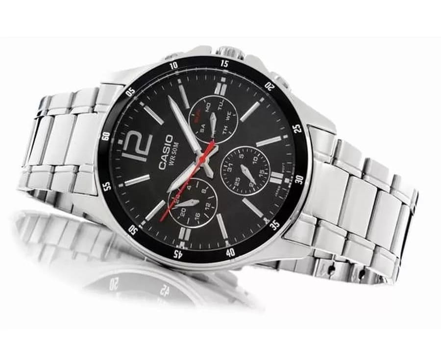 Casio Casio Collection MTP-1374D-1AVDF (MTP-1374D-1A)  — детали корпуса и нержавеющая сталь