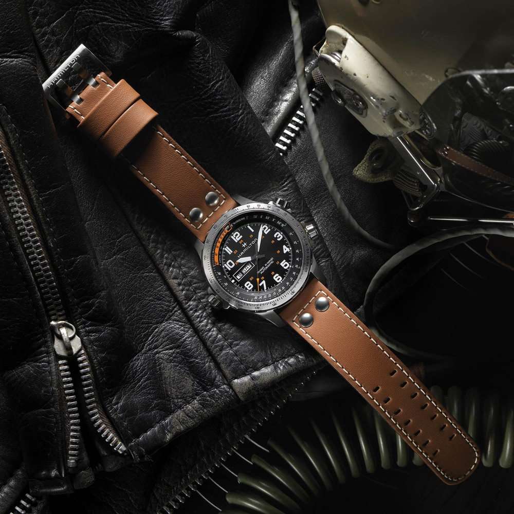 Hamilton Hamilton Khaki Aviation X-Wind Day Date Auto Chrono H77755533 швейцария наручные мужские часы заводная головка с логотипом Hamilton