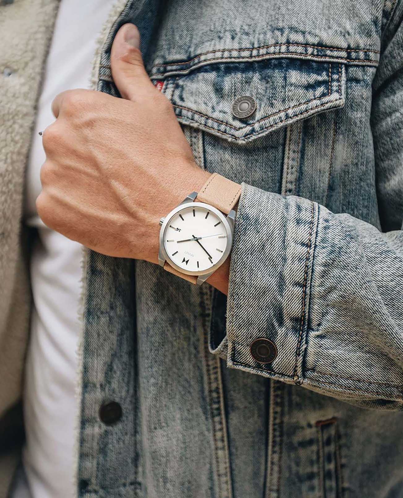 MVMT MVMT 28000040-D мужские часы белый циферблат на запястье