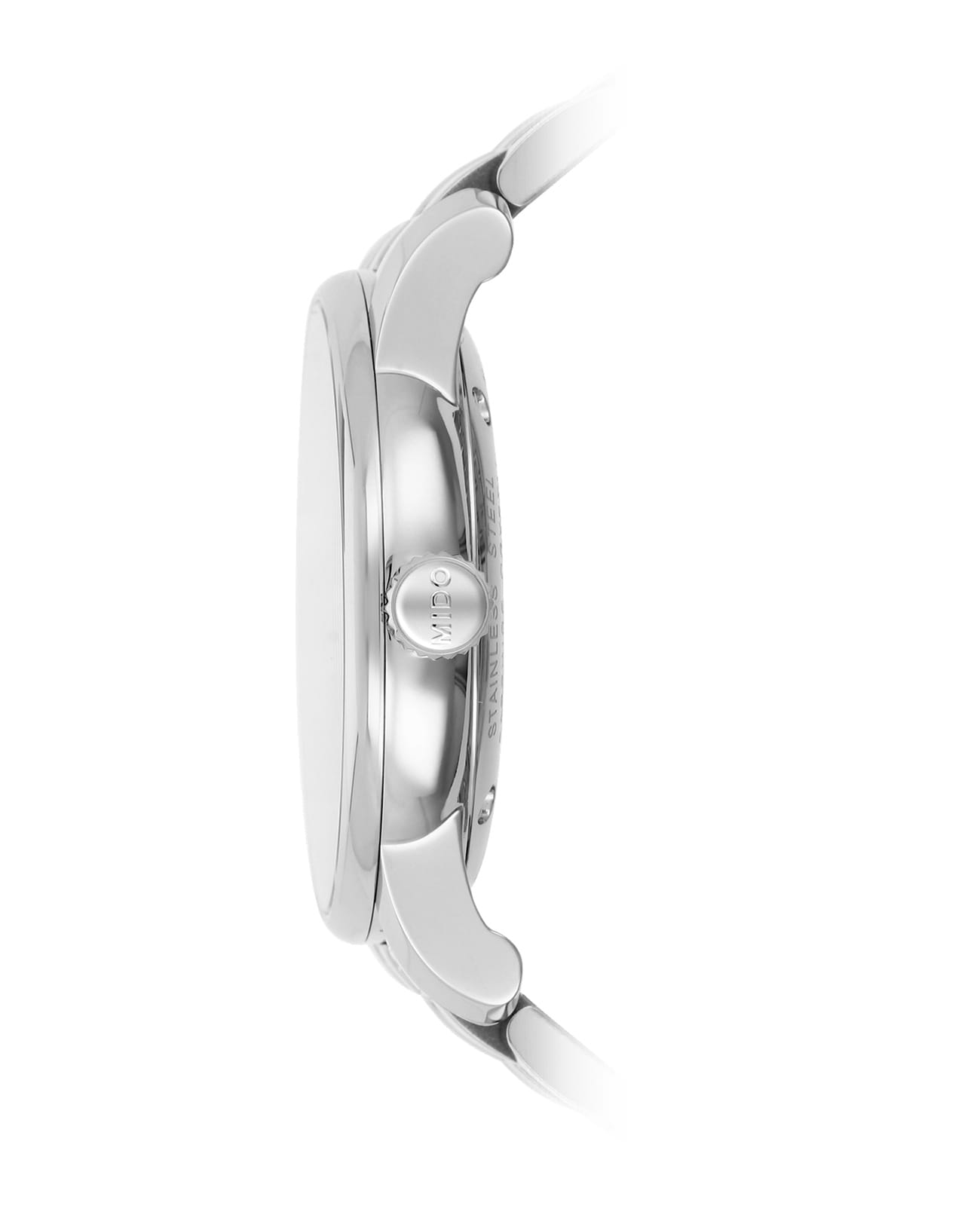 Mido Mido Baroncelli Gent M8600.4.15.1, baroncelli швейцария мужские часы на браслете нержавеющая сталь боковой вид