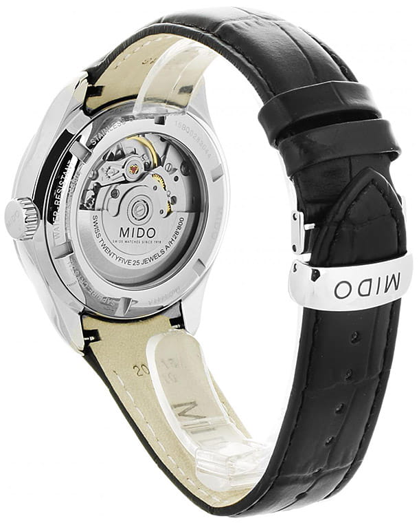 Mido Mido Belluna M024.444.16.031.00, belluna швейцария мужские часы на браслете кожаный боковой вид