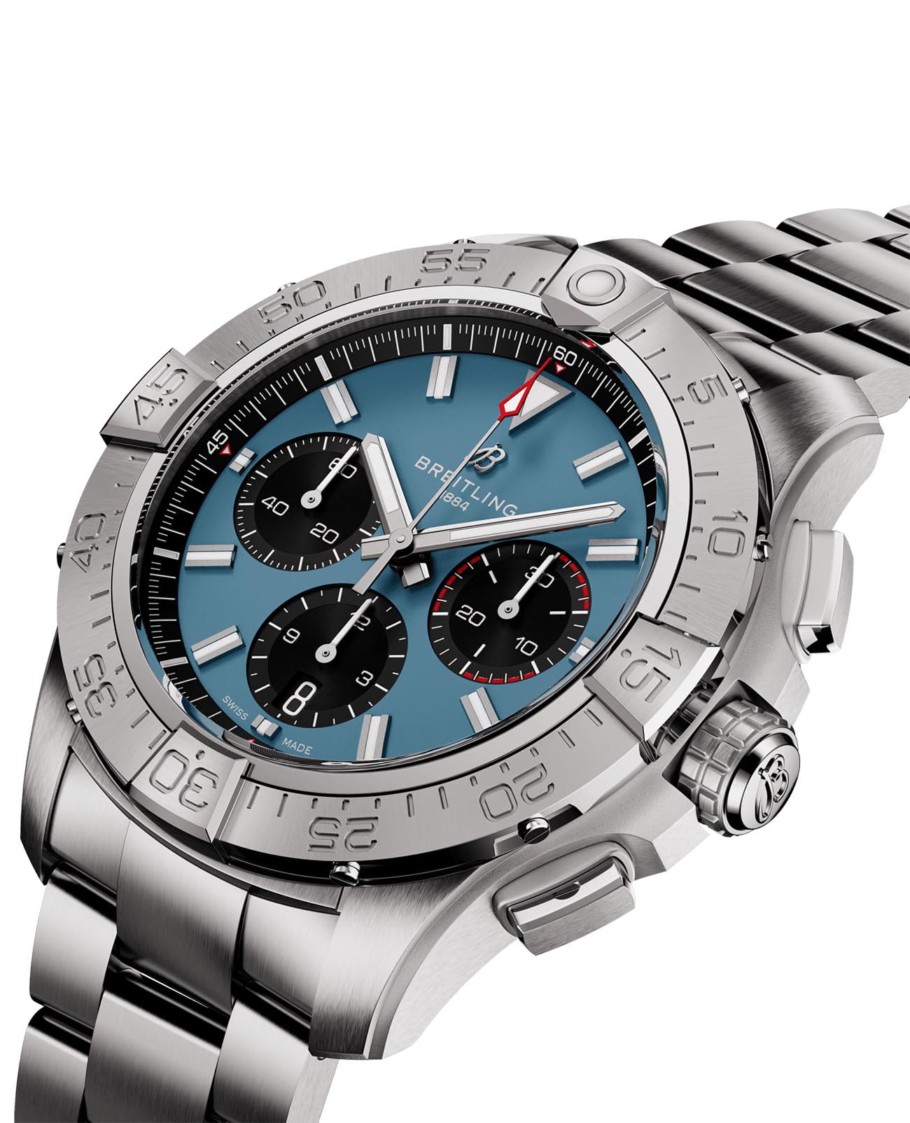 Breitling Breitling Avenger B01 Chronograph 44 AB0147101C1A1 , наручные мужские часы фото под углом