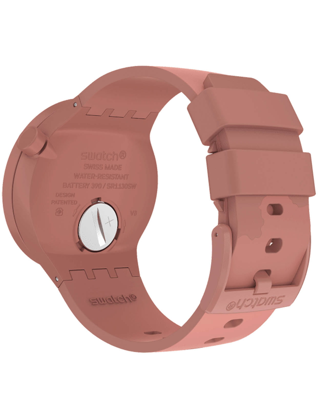 Оригинальные часы Swatch Swatch Big Bold Bioceramic SB03R100 кварцевые калибр механизма  общий вид