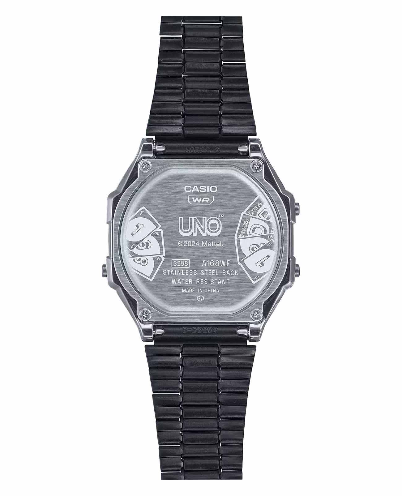Casio Casio Vintage A168WEUC-1A  - задняя крышка металл сталь корпуса, япония часы