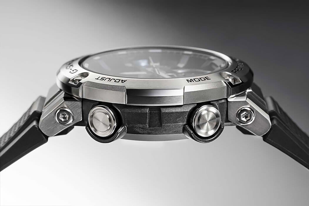Casio Casio G-Shock GST-B200-1A GST G-Steel - задняя крышка карбон сталь металл корпуса, япония часы
