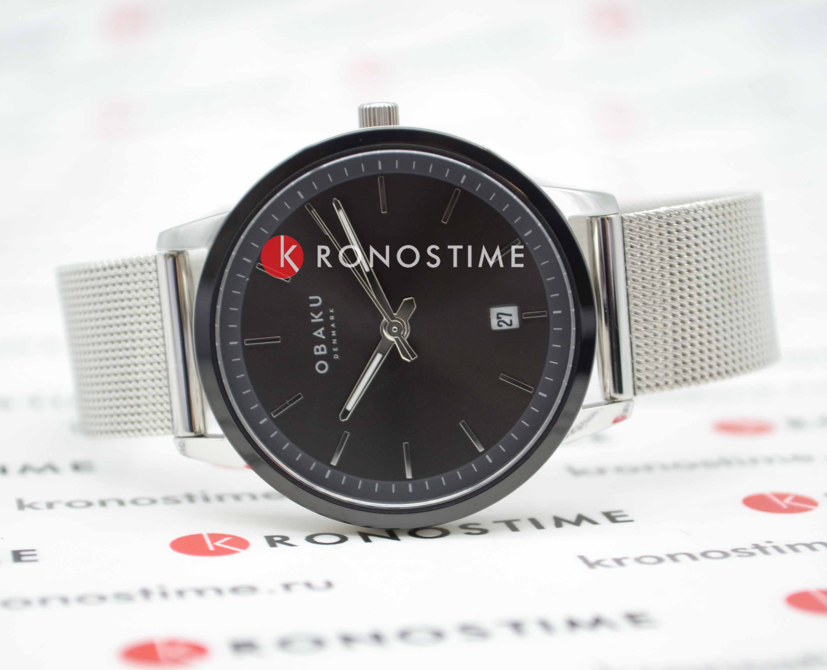 Obaku Obaku Salvie V270LDABMC женские часы черный циферблат на запястье