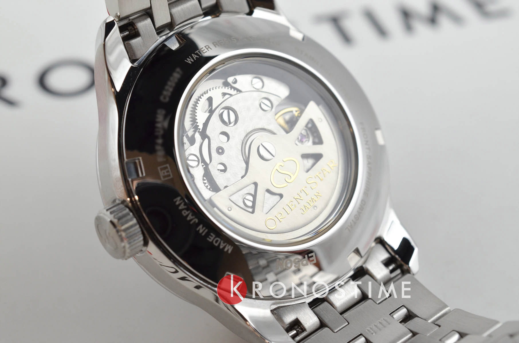 Orient Orient Star RE-AV0B03B (RK-AV0B03B)  - задняя крышка сталь металл корпуса, япония часы