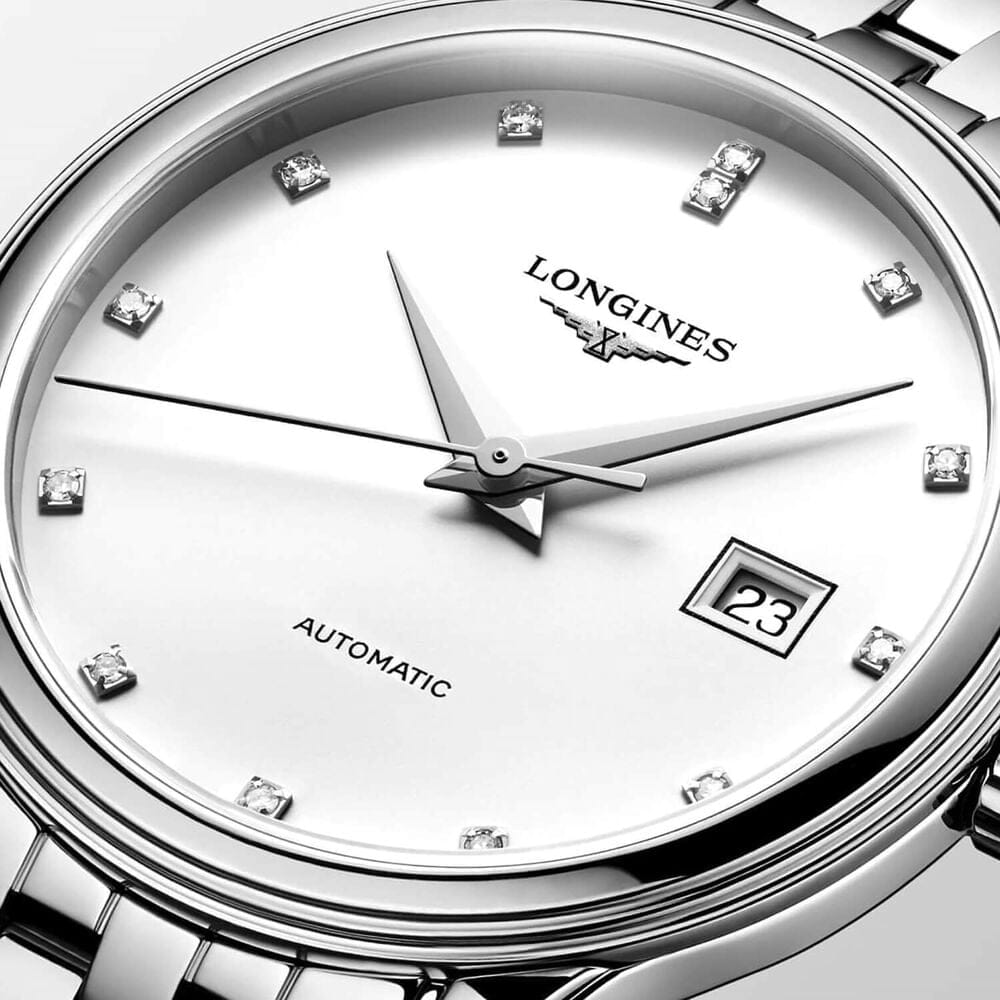 Longines Longines Flagship L4.374.4.17.6 , наручные женские часы фото под углом