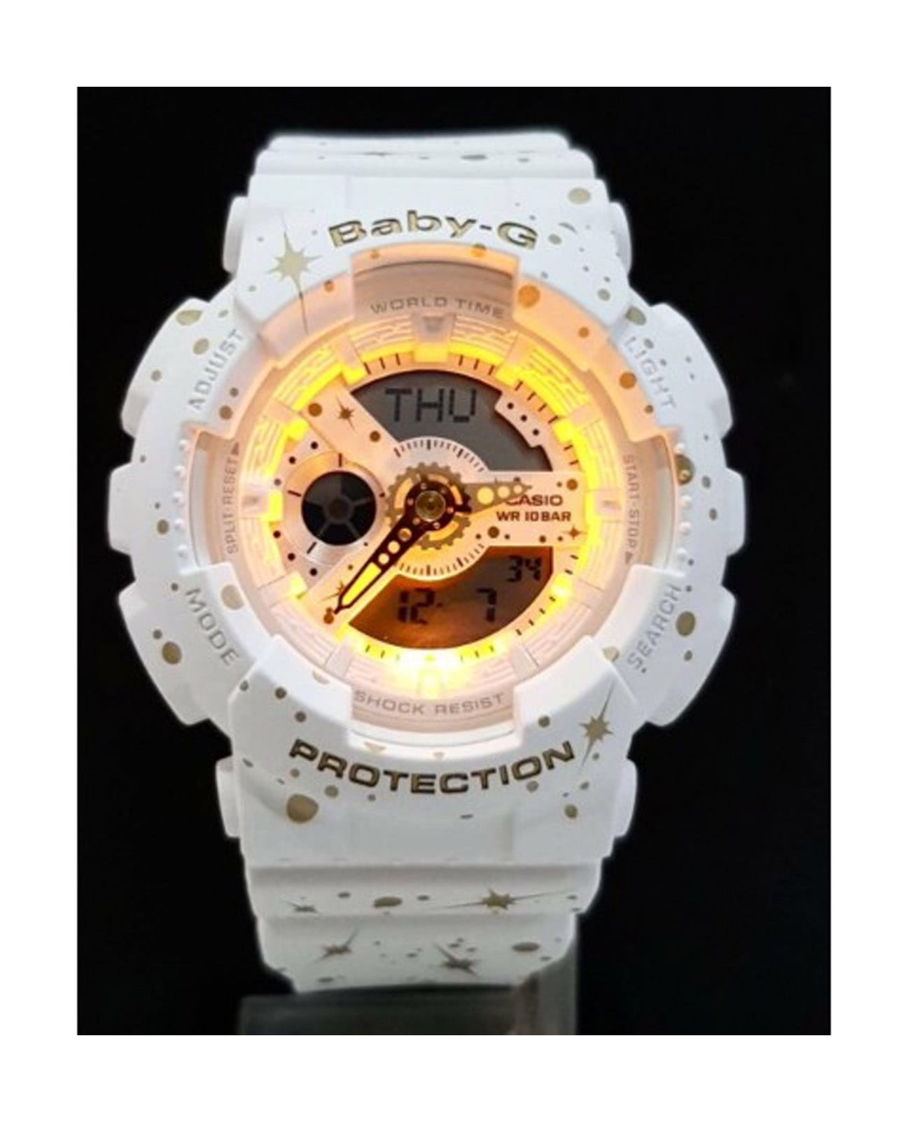 Casio Casio Baby-G BA-110ST-7ADR , наручные женские часы фото под углом