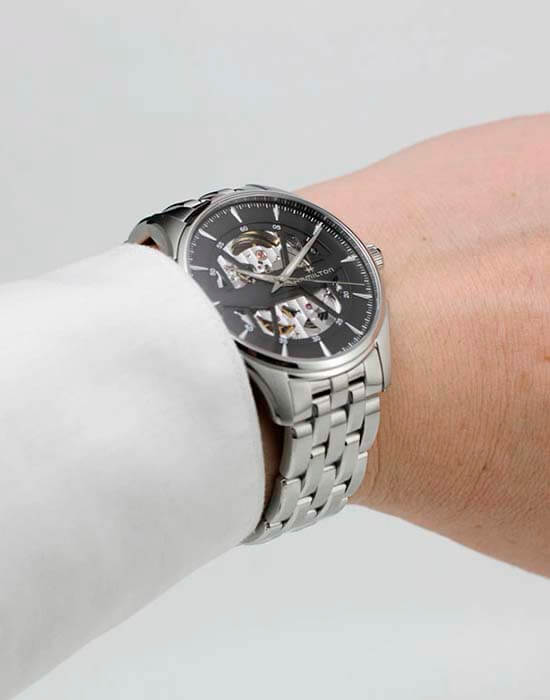 Hamilton Hamilton Jazzmaster Skeleton Auto H42535180  - задняя крышка сталь корпуса, швейцария часы
