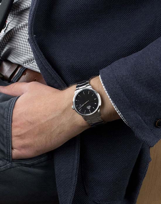 Orient Orient Contemporary RA-AC0E01B (RN-AC0E01B) япония наручные мужские часы заводная головка с логотипом Orient