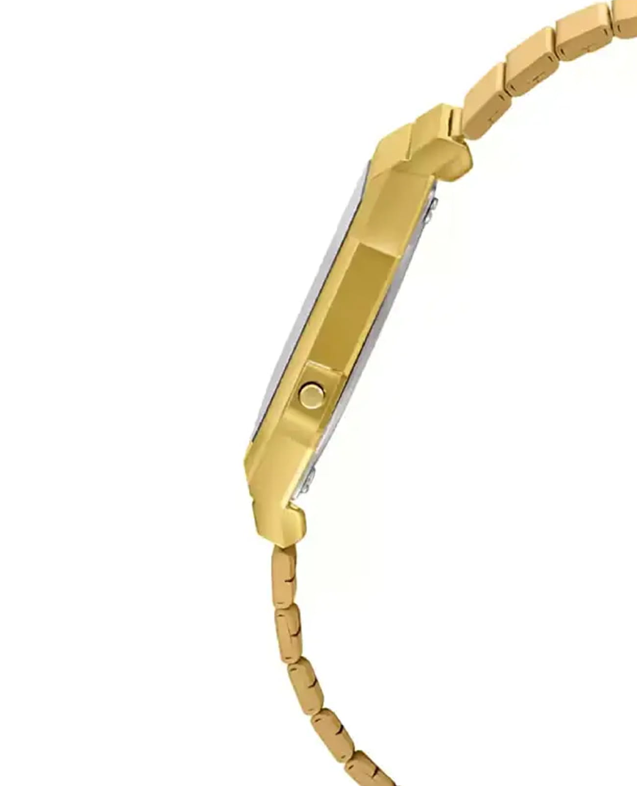 Casio Casio Vintage A700WEG-9AEF ( A700WG-9A), vintage япония мужские часы на браслете нержавеющая сталь с pvd-покрытием боковой вид