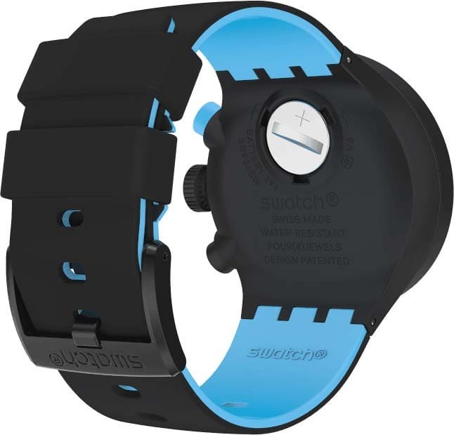 Swatch Swatch Big Bold Chrono SB02B401, big bold швейцария мужские часы на браслете силикон боковой вид