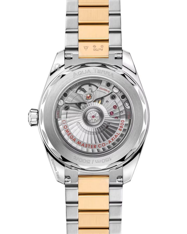 Omega Omega Seamaster Aqua Terra 220.20.38.20.02.002 Aqua Terra, наручные женские часы фото под углом