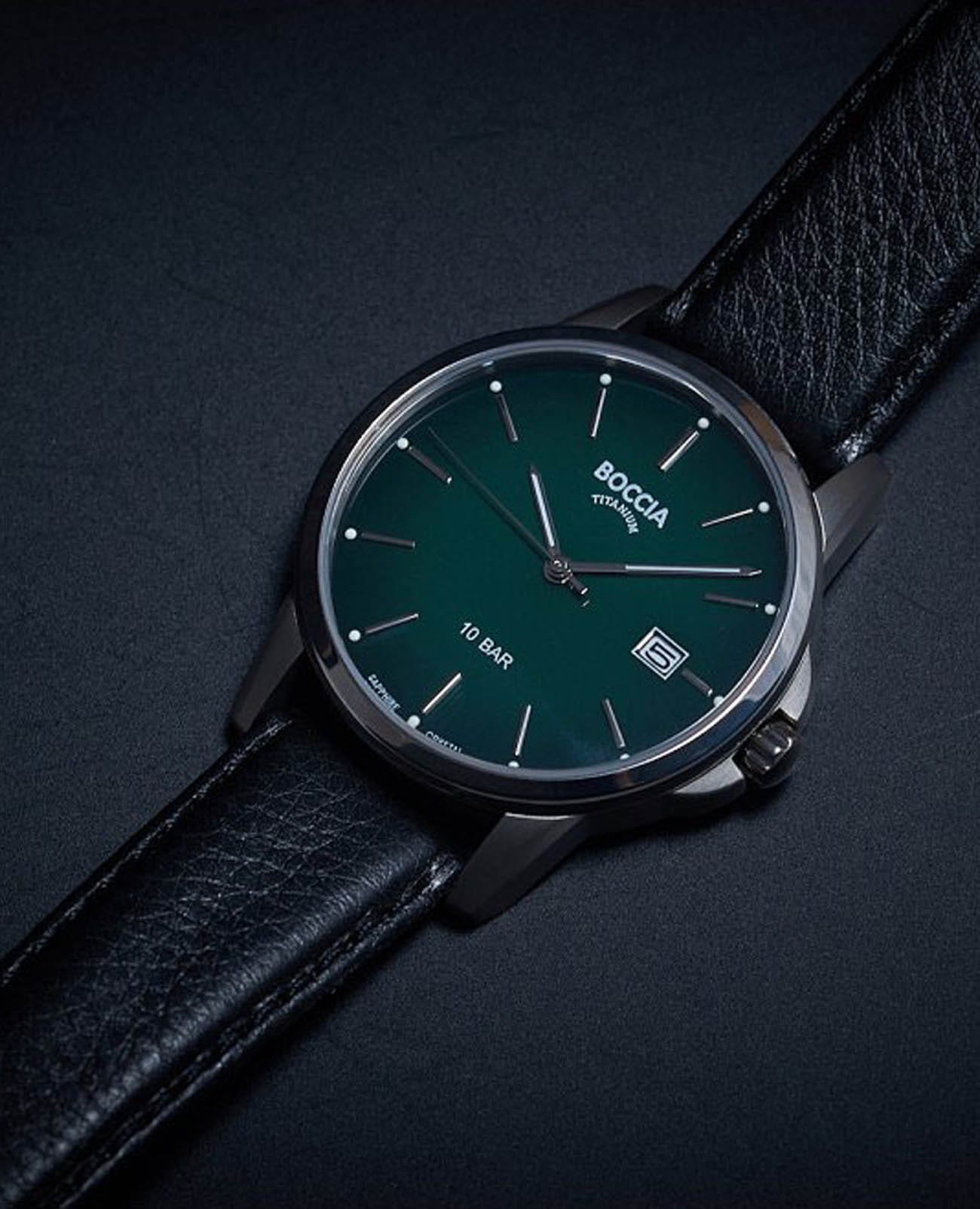 Оригинальные часы Boccia Titanium Boccia Titanium Circle-Oval 3633-02 кварцевые калибр механизма  общий вид